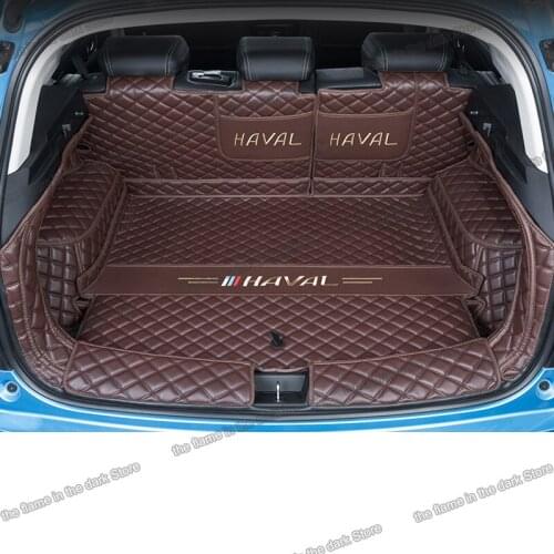 For haval jolion leather car trunk mat cargo liner 2020 2021 2022 rug cover carpet boot luggage seat accessories interior