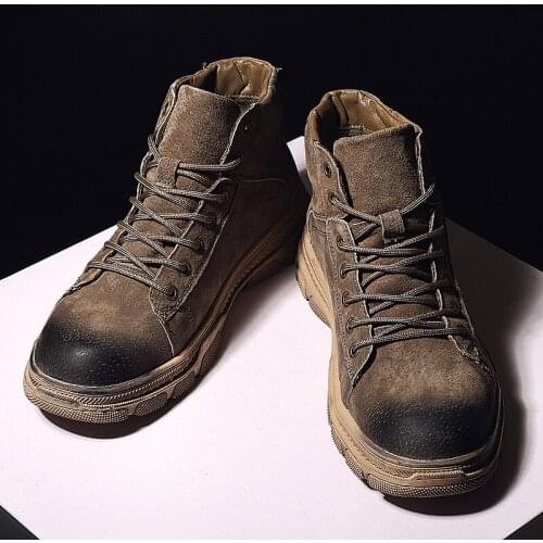 Male mens Sneaker man fashion sport loafers leather sale casual for 2020 Mens boots mens causal sneaker breathable Casual men