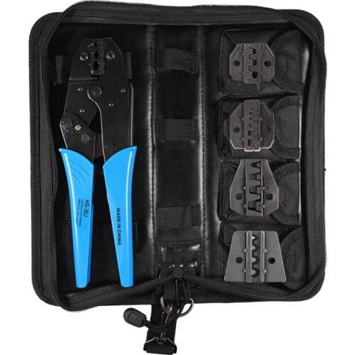 HS-30J 4Jaw Crimping Tool kit Connectors Ratcheting Wire Crimper Pilers Multi-tool hand tool set A35WF/A1016/A26TW/AV-03B