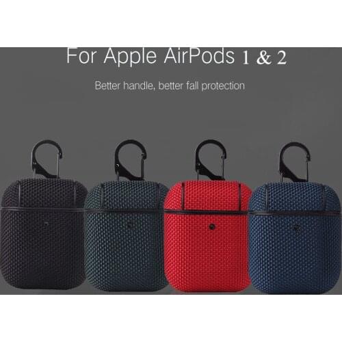 Nylon Case for Apple AirPods 2 1 Gen Protective Cover for Airpods 2 Waterproof Wireless Headset for airpods 2 2nd Coque Air Pods