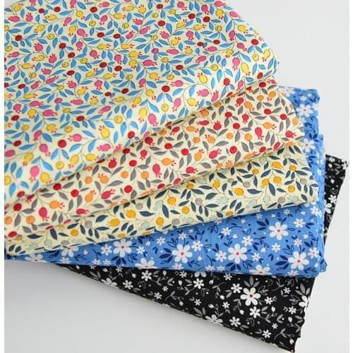 New Broken Flowers Bundle Patchwork Cotton Fabric Fat Patchwork Sewing Cloth Doll Clothing Tilda Quilt Tissue 150*50CM