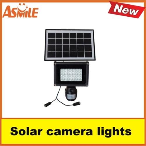New Product Outdoor Security Lamp Camera 40pcs white LED Bead Solar Panel Light from asmile