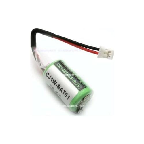 10pcs Original CJ1W-BAT01 CP1H CP1L 3V PLC Lithium Battery Batteries with plugs connectors CR14250SE-R Free Shipping