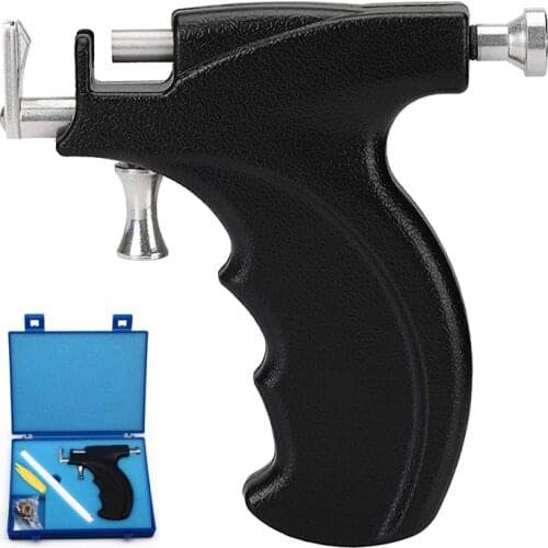 Professional Universal Ear Piercing Gun Ear Piercing Instrumen Gold Silver Color Birthstone Ear Lip Helix Stud Earring Jewelry