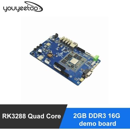 RK3288 Quad Core ARM Cortex-A17 Development Board 2GB DDR3 16G demo board 4K 2.4G/5GVWifi Firefly android linux demo board