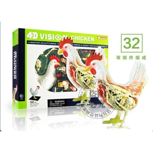 Assemble animal models Chicken assembly model Fashion personality 32parts 37.5*28*8.5cm free shipping