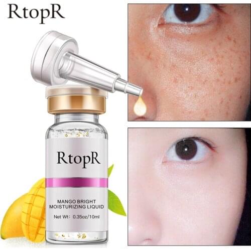RtopR World premiere Mango Bright Moisturizing Liquid High Quality Skin Care Whitening Face Care Anti-aging Serum Ance Treatment
