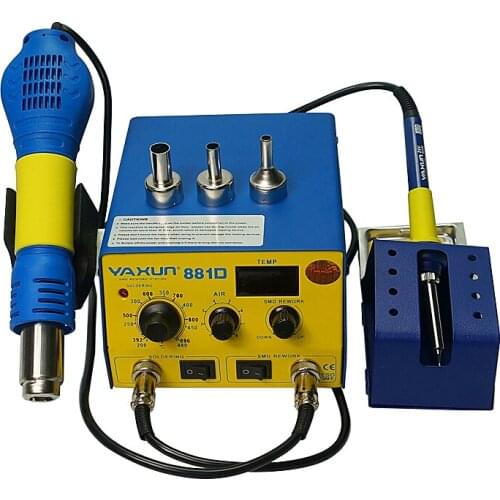 YAXUN YX-881D SMD Soldering Station hot air Welding Rework Station For Cell-phone BGA PCB Repair machine