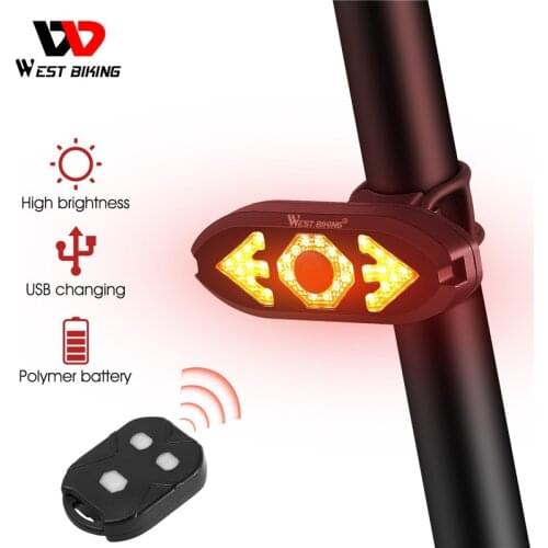 Bicycle Turn Signal Remote Control Tail Light With Horn Warning Light Night Riding Road Mountain Bike Riding Equipment