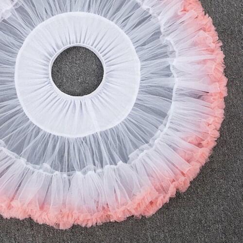 Women Tutu Skirt Wedding Dance Petticoat Tulle Dress Underskirt Skirts