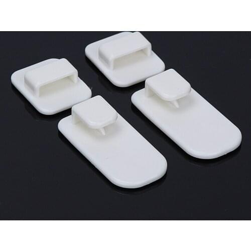 Hot Sale 1set/2pcs Practical Self Adhesive Remote Control Hook Holder Wall Stick Hook