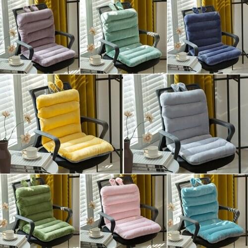 Velvet Dinning Chair Cushion Conjoined Office Cushions Thicken Warm Tatami Mattress Home Decor Pillows for Living Room