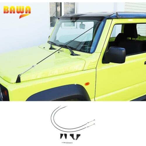 BAWA Hood Obstacle Eliminate Rope Protector Accessories For Suzuki Jimny JB74 2019 2020 Deflect Low Hanging Branches Brush