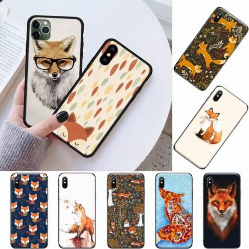Fox In Autumn Fox In Autumn Phone Case for iPhone 11 12 pro XS MAX 8 7 6 6S Plus X 5S SE 2020 XR