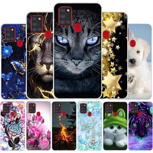 For Samsung Galaxy A21s Case Silicone Soft TPU Phone Cover For Samsung A21s Case Cover SamsungA21s A217F A217 Cute Back Bumper