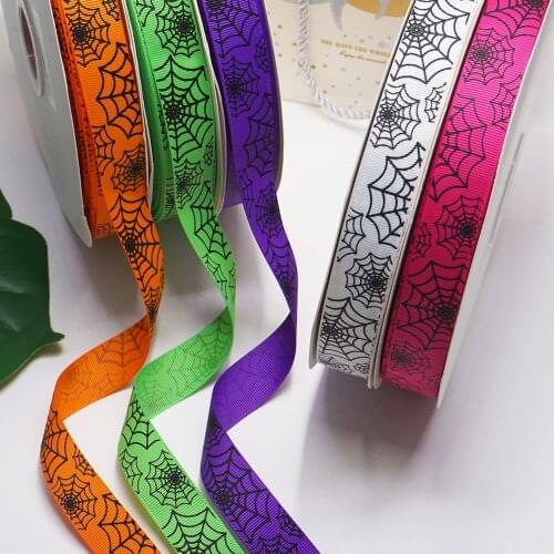 7/8" 50 yards foil printed grosgrain ribbon