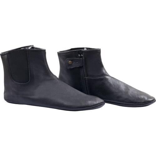 Leather Enchanted Sheepskin Zipper Wheel Intra- Miflonlu