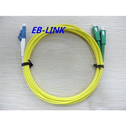 LC/PC-SC/APC,20Meters Optical Fiber Patch Cord Cable,3.0mm Diameter,Singlemode 9/125,LC-SC