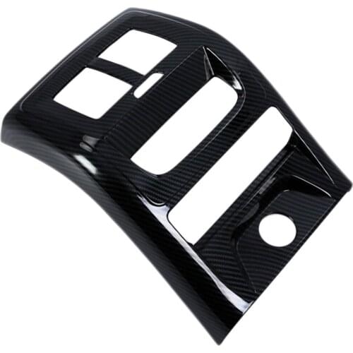 Fit For BMW X3 G01 2018 2019 Dashboard Rear Air Conditioning Outlet Vent Cover Trim Carbon Fiber Molding Protector Accessories