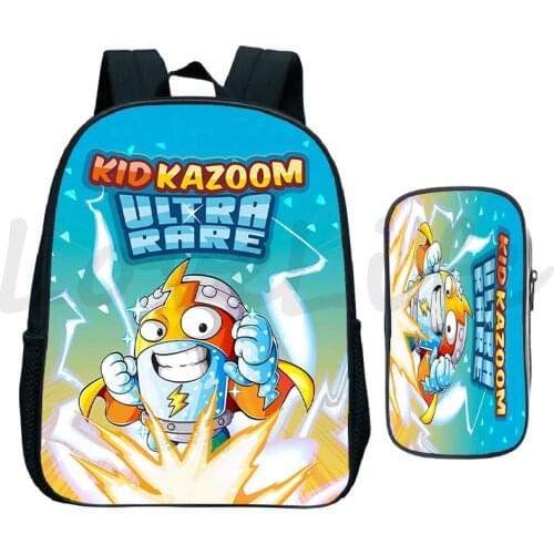 Super Zings Backpacks Superzings Primary School Bags Kindergarten Bookbags School Backpack Toddler Bookbag Mochila 2Pcs/set