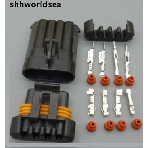Shhworldsea 10kit 4PIN D580 LS1 LS6 Auto Ignition Coil Pack CoilPack Connector Case sensor Plug For Camaro Corvette Trans Am