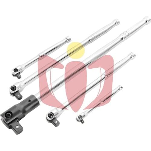 Socket Wrench Breaker Bar Drive Torque Ratchet 1/4" 3/8" 1/2" F Rod Universal Force Lever Steering Handle Repair Hand Tools