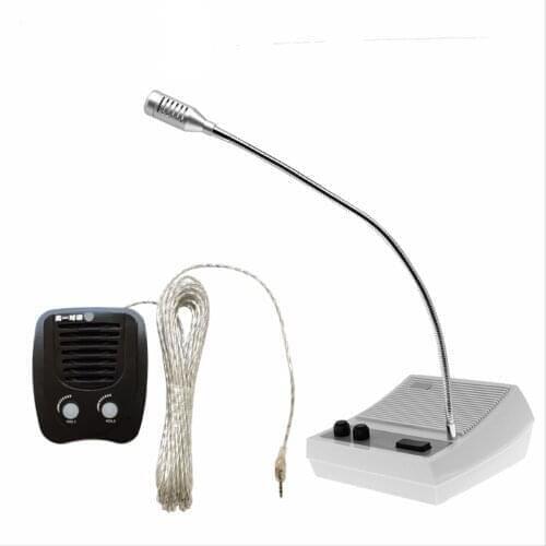 Meeyi 10m extension cord MY-A05 counter intercom system bank window intercom for cash counter