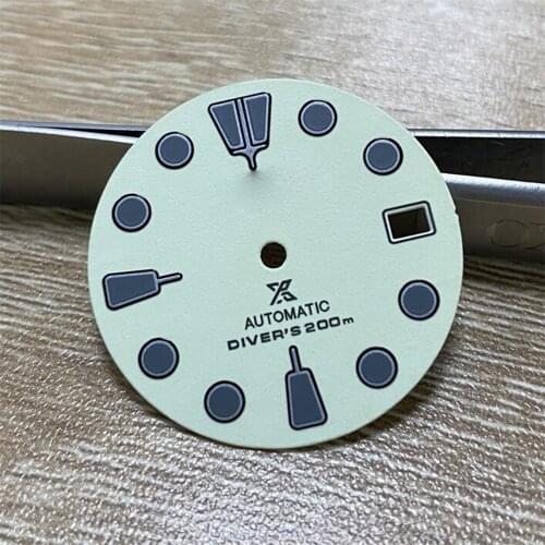 Replacement C3 Luminous Watch Dial for SKX007 NH36A/NH35A Watch Movement Accessories