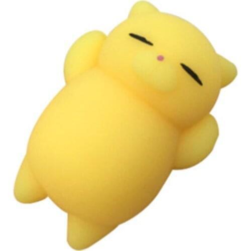 ZOCDOU 1 Piece Funny Soft Flexible Bear Pinch Animal Boy Gift Model Statue Little Figurine Crafts Figure Ornament Miniatures