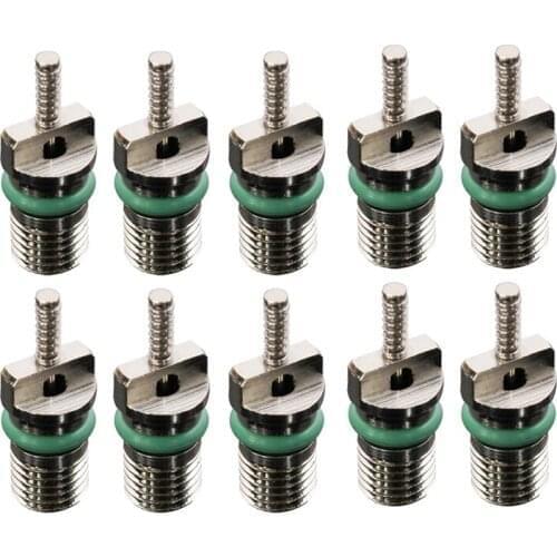 10Pcs Car AC R134A Valve Core Needles Assortment 134a Refrigerant Heat Resistant