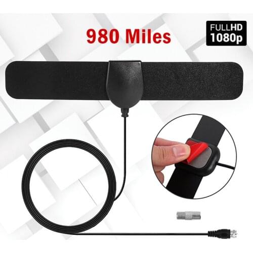 1080P High 980 miles range HDTV Indoor TV Antenna DVB-T2 Digital Amplifier Aerial Indoor Digital TV-Antenna