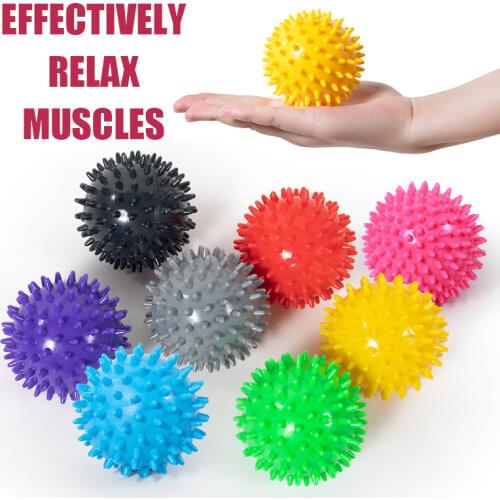 7cm PVC Spiky Massage Yoga Ball Durable Trigger Point Relief Sport Body Foot Stress Ache Muscle Pain Relax Healthy Care Tool