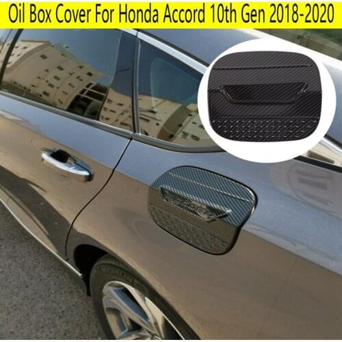Car Accessories Oil Box Cover Trim Fuel Tank Cap Assembly Replaces for Honda Accord 10Th Gen 2018-2020