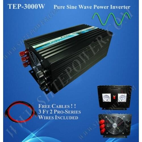 12v 24v 3kw 3000W pure sine wave inverter for solar systems home use etc 110v 220v