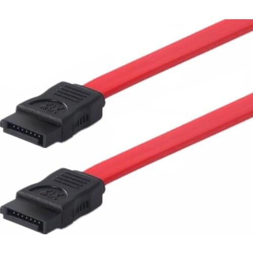 6Gb/s SATA3 Serial ATA DATA cable for PC Laptop SATA 3.0 SATAIII 6Gbps HDD Hard Drive Disk/ SSD - Red