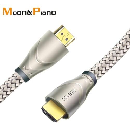 HDMI 2.1 Cable Male to Male 48Gbps Wire Converter 8K High Definition Video Cord TV Projector Computer Audio Return Extender