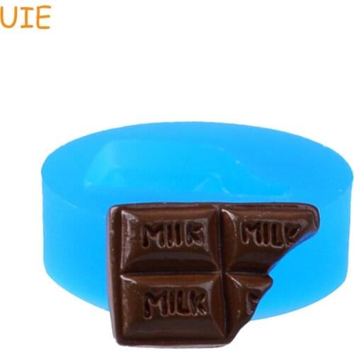 KYL091U Bitten Chocolate Silicone Mold 21mm - Sugarcraft Fondant Candy Gum Paste Polymer Clay Chocolate Candy