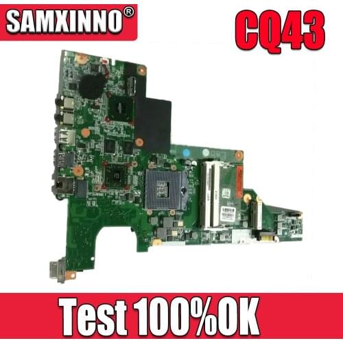 SAMXINNO 646672-001 For HP CQ43 431 631 Laptop Motherboard HM65 DDR3 HD 7400M Video card