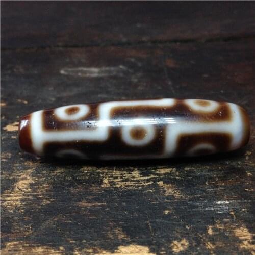 2019 New Arrival Tibet Stone Nine Eye Old Dzi Bead Handmade Bead High Quality Taiwan Style Mysterious DIY Dzi Bead Free Shipping
