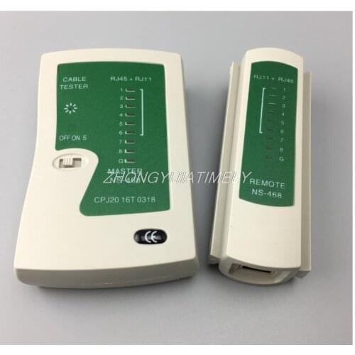 NS-468 network tester, RJ45 RJ11 network cable network telephone line meter, dual use, network repair tools