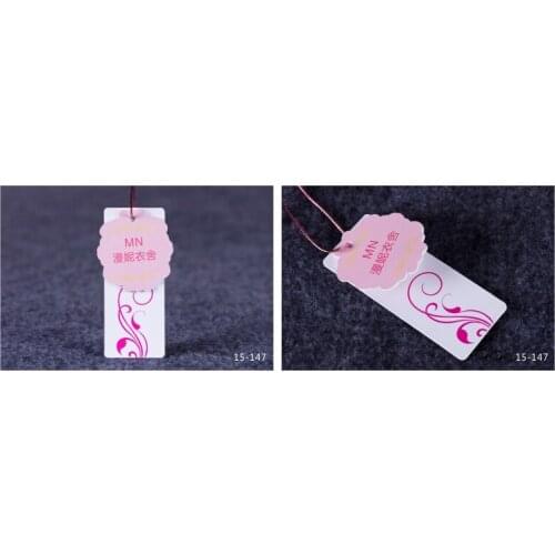 Customized paper hang tag/clothing swing tag labels/garment bag printed tags brand care labels logo JYYJ033