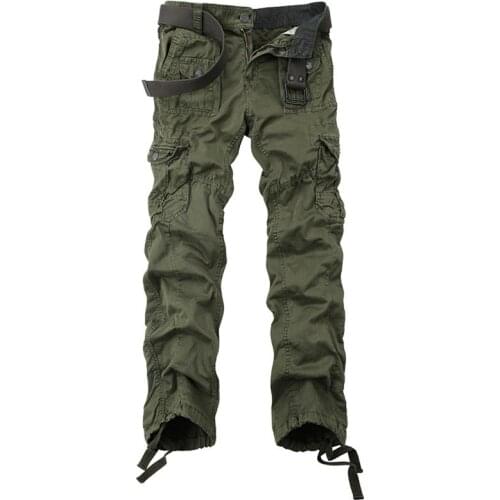 Drop Shipping New arrivals autumn men military camouflage cargo tactical tactical zippers pantalon homme 29-40 JPCK17