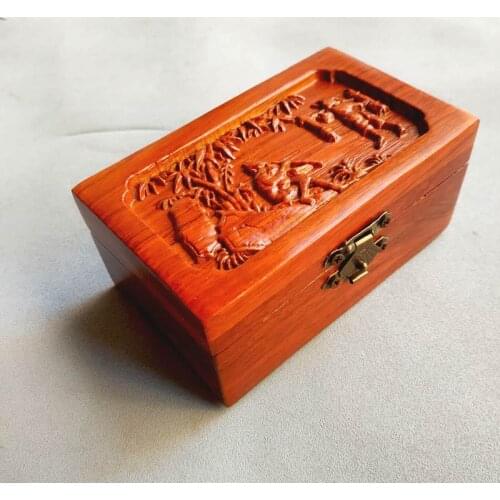 Chinese Style Rosewood Jewelry Box Rosewood Shell Flower Classical Elegant Jewelry Womens Jewelry Box Solid Wood Storage Box