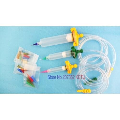 SMT SMD Liquid Dispenser Part 5cc,10cc, 30cc Air Syringe Barrel Needle Tip Syringe Barrel Valve Robot Adaptor