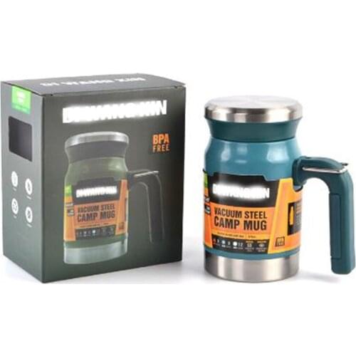 16.6OZ Stainless Steel Vacuum Flask Office Tea Cup With Filter 620ML Double-Wall Insulation Classic Vacuum Camp Mug Thermos Cup