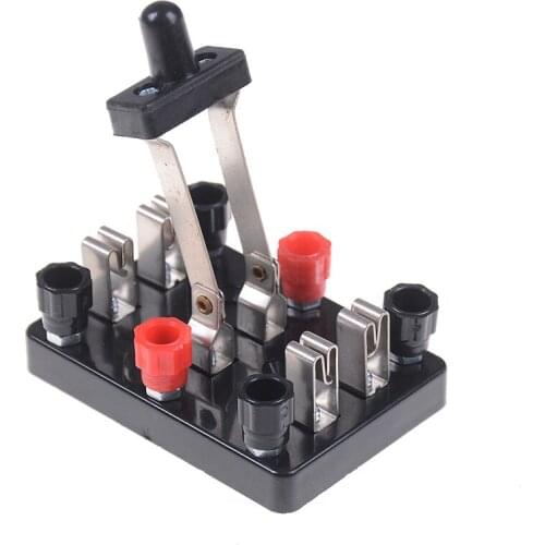 High Quality Knife Switch Double Pole Double Throw Dpdt Toggle Experiment Test School