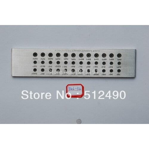 YG6-36,Tungsten Carbide drawplates, jewelry making equipment