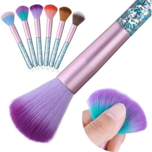 1Pc Makeup Brushes Nail Powder Cleaning Brush Blush Girls Beauty Nail Art Makeup Cosmetic Tool Accessories Dropshipping