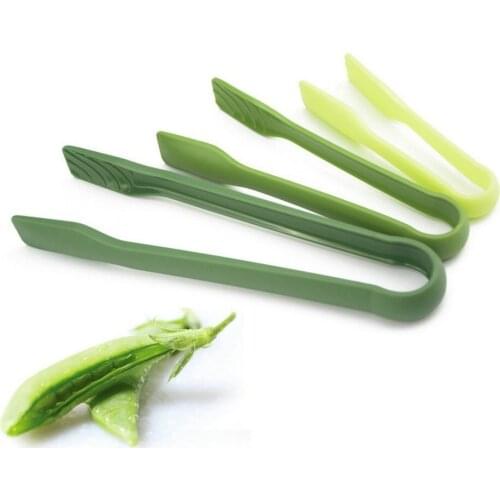 3Pcs/set Plastic Food Tongs Barbecue Clip Cake Bread Salad Tongs Roasting Clamp Kitchen Tools Accessories For BBQ