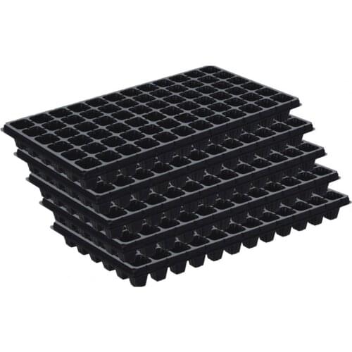 80%HOT5Pcs Plant Tray Resuable Strong Water Absorption Plastic Plants Nursery Pots for Garden